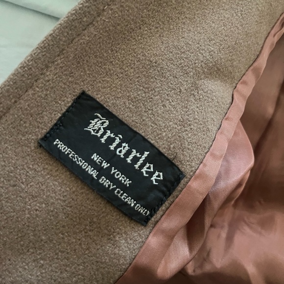 Vintage brown wool coat size M - Picture 3 of 6